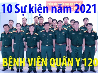 10 sự kiện nổi bật Bệnh viện quân y 120 năm 2021